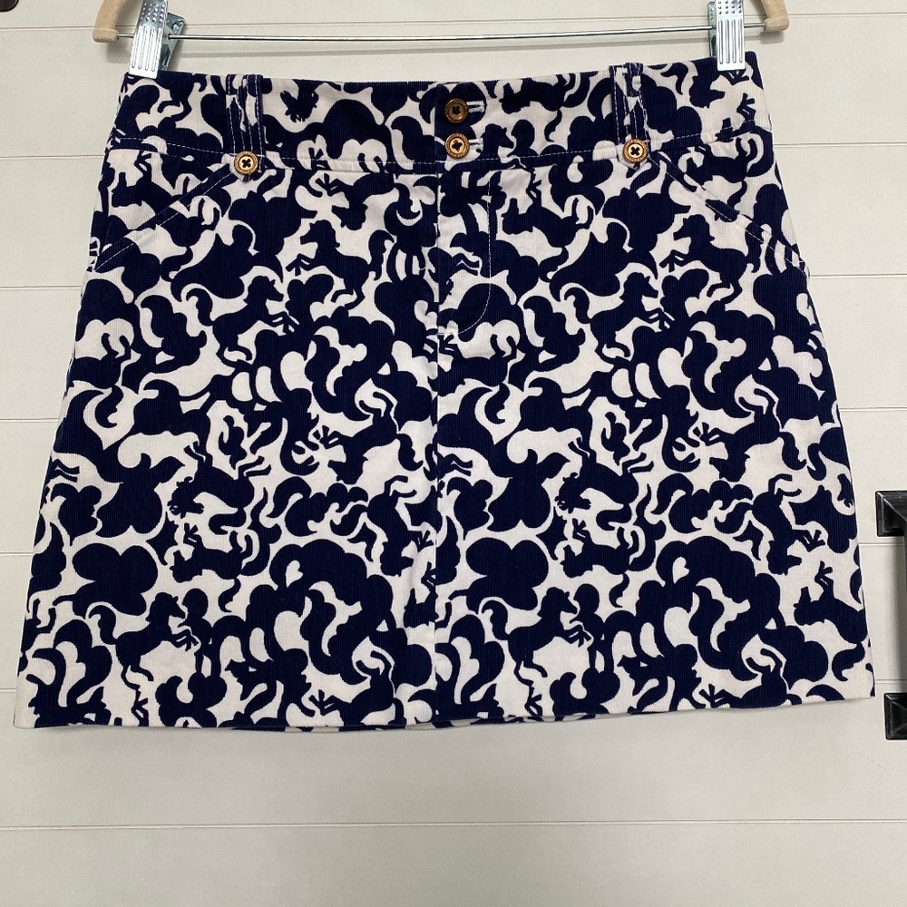 Lilly Pulitzer Horse of Course Corduroy Mini Skirt 4